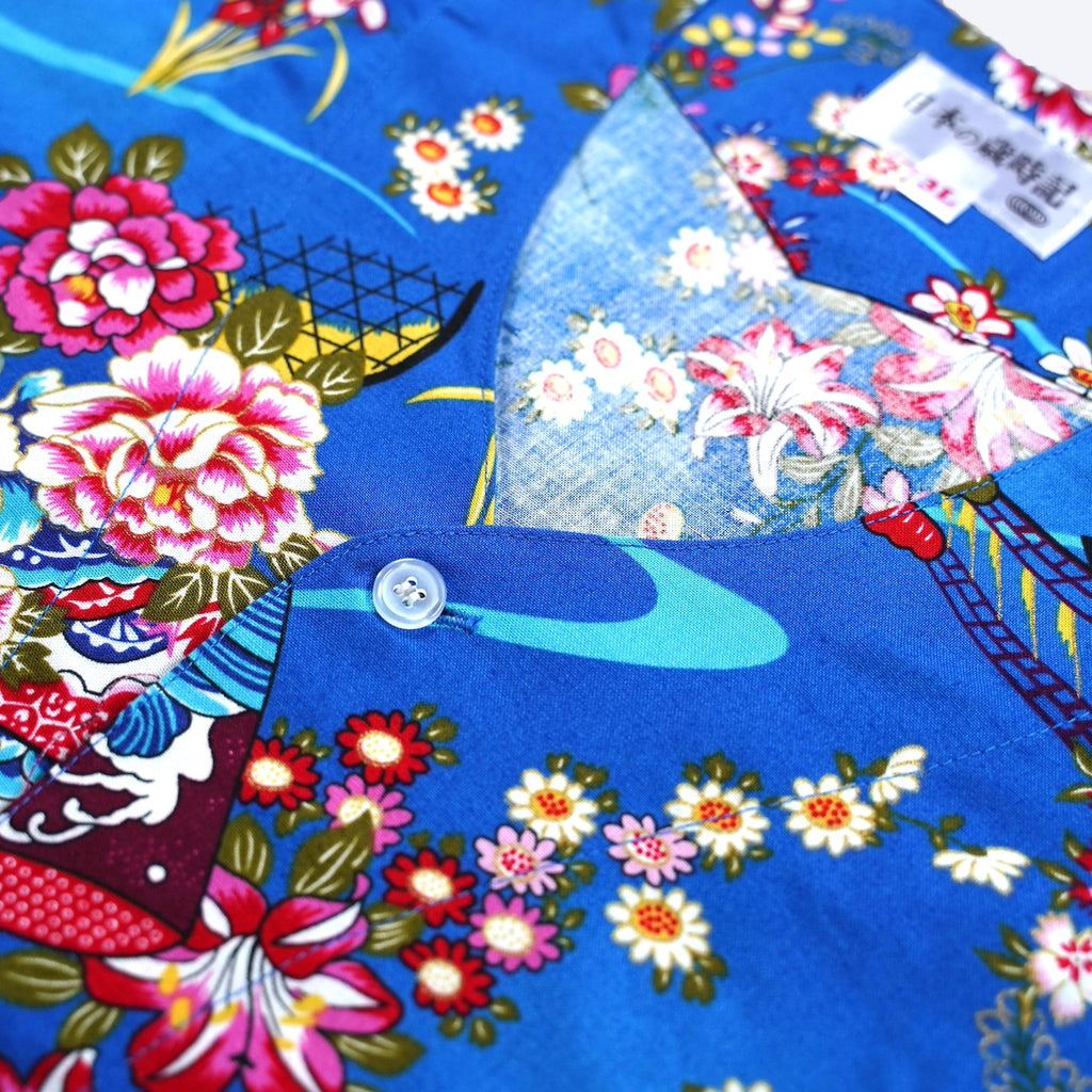 【NEW】Koikuchi shirt-Peony and Running water