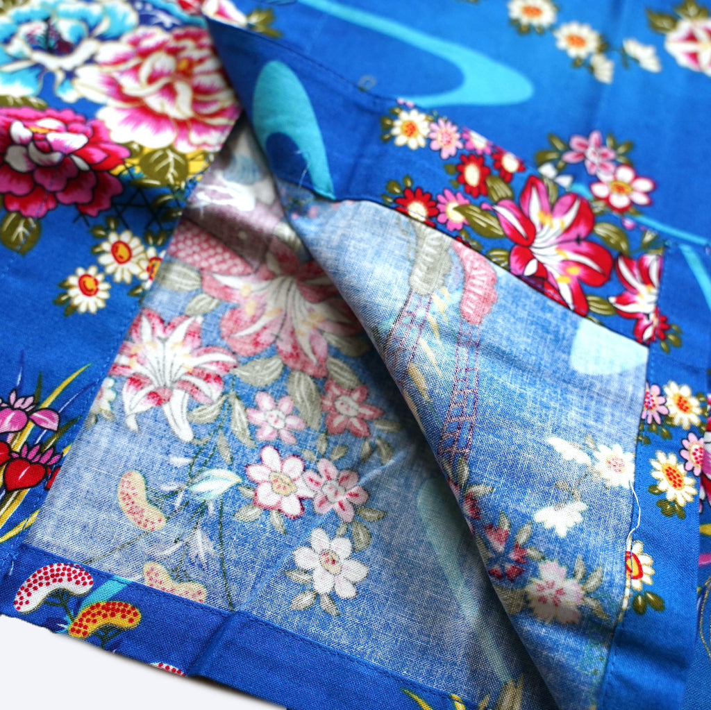 【NEW】Koikuchi shirt-Peony and Running water