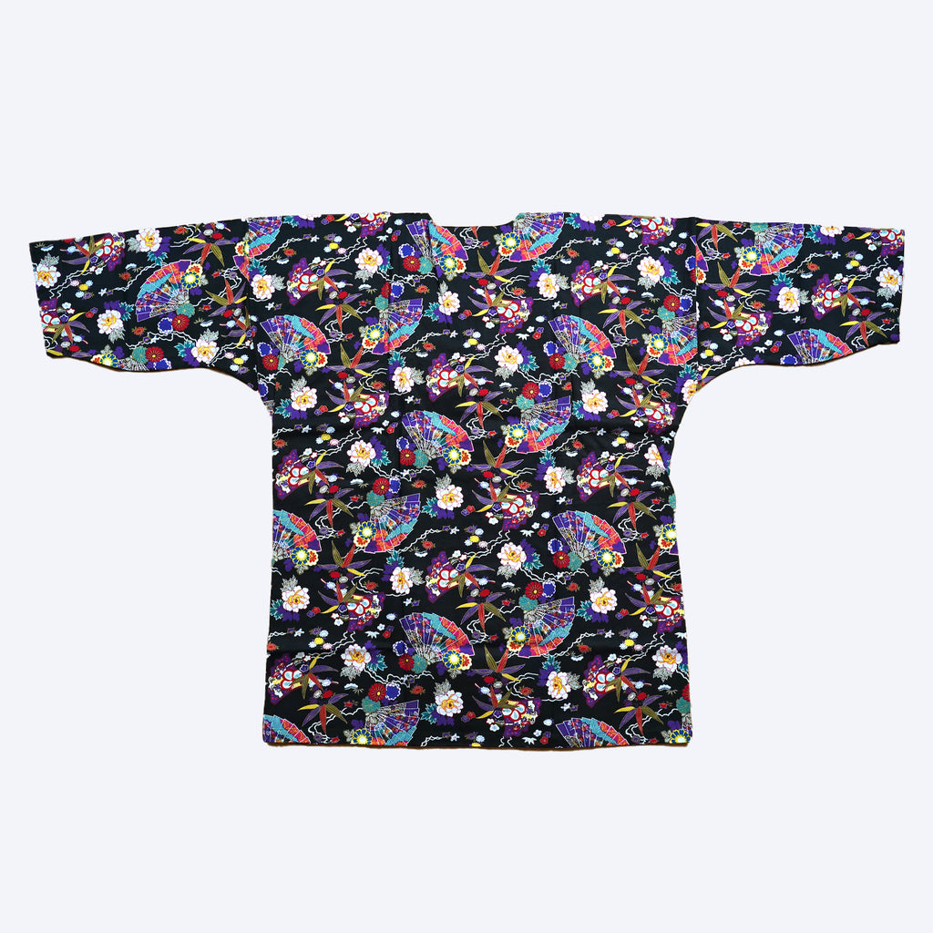 【NEW】Koikuchi shirt-Peony and Japanese Fan