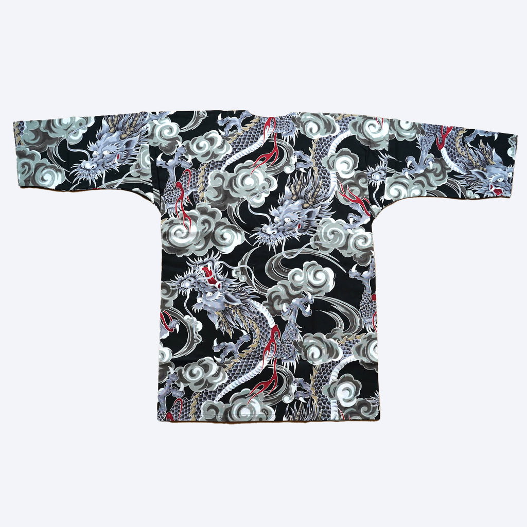 【NEW】Koikuchi shirt-Dragon Black